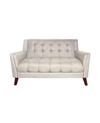 Simplie Fun Mid-Century Modern 2-Seater Sofa Retro Chic with Impeccable Design and Comfort