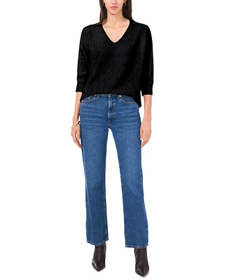 Vince Camuto Women's V-Neck Dolman-Sleeve Sweater