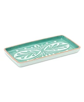 Slickblue Decorative Ceramic Tray Set (Pack of 6)