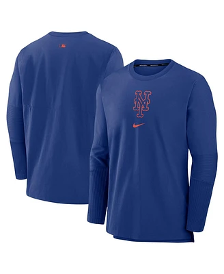 Nike Men's Royal New York Mets Authentic Collection Player Performance Pullover Sweatshirt