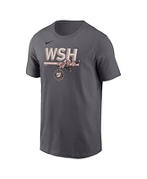 Nike Men's Charcoal Washington Nationals 2-Hit Speed City Connect T-Shirt