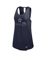 Nike Women's Navy Dallas Cowboys Performance Tank Top