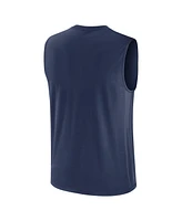 Nike Men's Navy Seattle Mariners Large Logo Muscle Tank Top