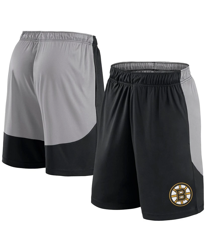 Fanatics Men's Black Boston Bruins Go Hard Shorts