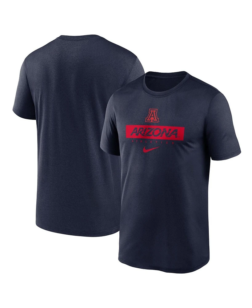 Nike Men's Navy Arizona Wildcats 2024 Sideline Legend Performance T-Shirt