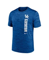 Nike Men's Royal Kentucky Wildcats 2024 Sideline Velocity Performance T-Shirt