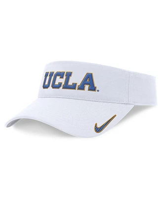 Nike Men's and Women's White Ucla Bruins 2024 Sideline Fit Ace Visor