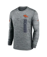 Nike Men's Denver Broncos 2024 Sideline Velocity Performance Long Sleeve T-Shirt