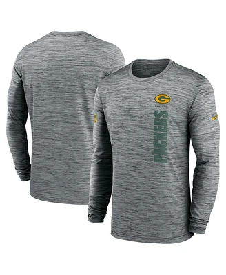 Nike Men's Green Bay Packers 2024 Sideline Velocity Performance Long Sleeve T-Shirt