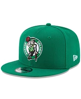 New Era Men's Kelly-Green Boston Celtics 2024 Nba Finals Champions Side Patch 9FIFTY Snapback Hat