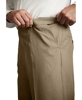 KingSize Big & Tall Ks Signature Collection No Hassle Classic Fit Expandable Waist Plain Front Dress Pants