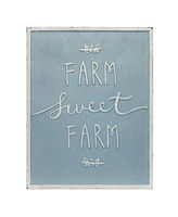 Slickblue Metal Farm Life Sentiment Sign (Set of 2)