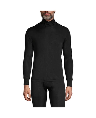 Lands' End Men's Silk Long Underwear Turtleneck