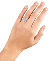 Giani Bernini Cubic Zirconia Bypass Statement Ring in Sterling Silver, Created for Macy's