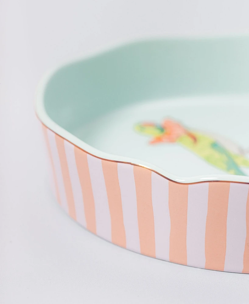 Yvonne Ellen Parakeet Large Round Roaster