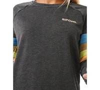 Rip Curl Juniors' High Tide Surf Raglan Crew Top