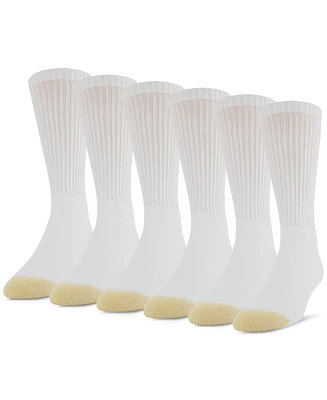 Men's 6-Pack Extended Athletic Crew Socks