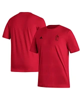 Adidas Men's Red Belgium National Team Crest T-Shirt