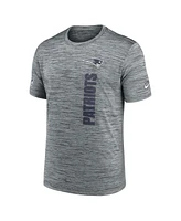 Nike Men's Gray New England Patriots 2024 Sideline Velocity Performance T-Shirt