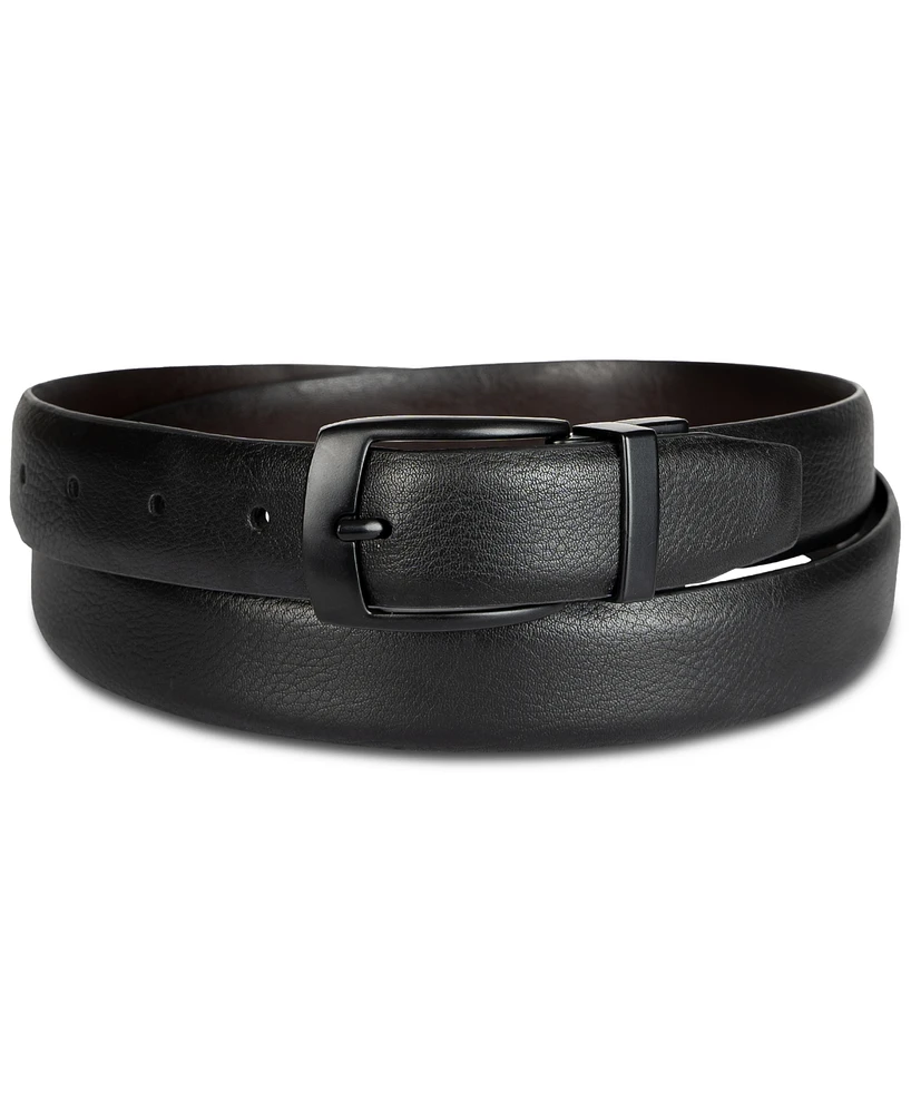 Alfani Men's Pebble Belt, Created for Macy's