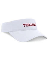 Nike Men's and Women's White Usc Trojans 2024 Sideline Fit Ace Visor