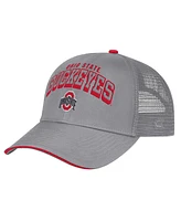 Colosseum Men's Gray Ohio State Buckeyes Wyatt Adjustable Hat