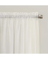 No. 918 Sheer Voile Rod Pocket Curtain Panel