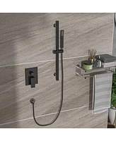 Streamdale Furniture Oil Rubbed Bronze Rain Shower System with Adjustable Slide Bar - Oil