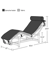 Streamdale Furniture Style Replica Chaise Lounge Chair Mid Century Modern For Living Room/Bedroom