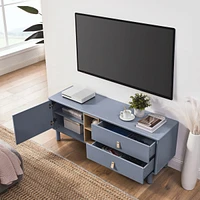 Streamdale Furniture Modern wooden Tv cabinet with storage