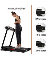 Streamdale Furniture Portable Incline Folding Treadmill with App