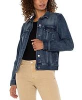 Liverpool Los Angeles Women's Stretch Denim Trucker Jacket