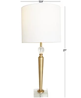 Rosemary Lane 27" Metal Inverted Cone Shaped Accent Lamp