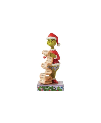 Jim Shore Grinch Holding Naughty/Nice List Figurine