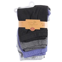 Touched by Nature Baby Boys Organic Cotton Pants 4pk