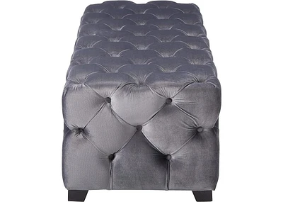 Simplie Fun Glam Velvet Ottoman Bench Jewel-Like Colors, Soft Textures, Style for Any Room