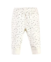 Touched by Nature Baby Boys Organic Cotton Pants 4pk, Star