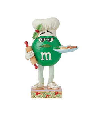 Jim Shore M&M's Green Character with Cookies Figurine