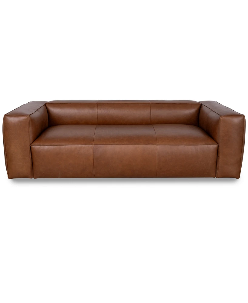 Rutherford Home Amalfy 97" Leather Sofa