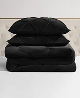 Juicy Couture Kiss Pleat Plush 3-Pc. Comforter Set