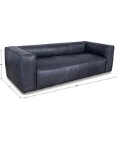 Rutherford Home Amalfy 97" Leather Sofa