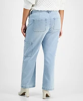 And Now This Trendy Plus Utility Jeans