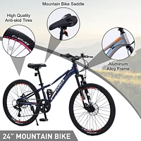 Streamdale Furniture Mountain Bike for Girls and Boys Mountain 24 inch shimano 7-Speed bike