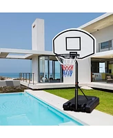 Streamdale Furniture Adjustable Poolside Basketball Hoop for All Ages