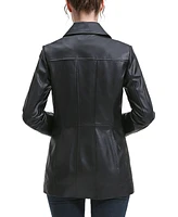 Bgsd Plus Sofia Leather Car Coat