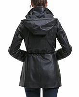 Bgsd Plus Elena Leather Parka Coat