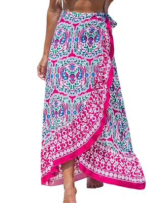 Cupshe Women's Pink Boho Sarong Cover-Up