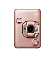 Fujifilm Instax Mini Hybrid LiPLay Instant Camera (Blush) with Accessory Bundle