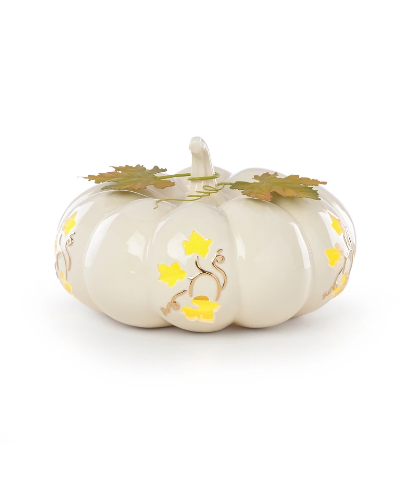 Lenox Lighted Pumpkin Centerpiece