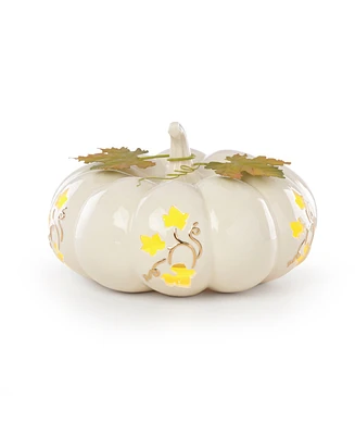 Lenox Lighted Pumpkin Centerpiece